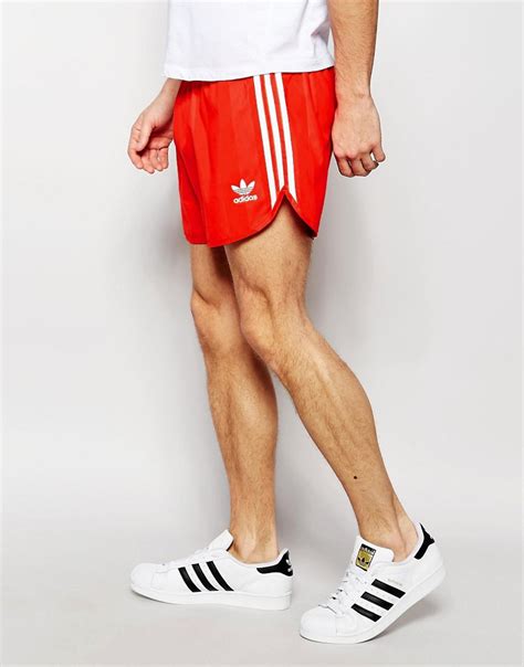 adidas herren shorts ada|adidas men's red shorts.